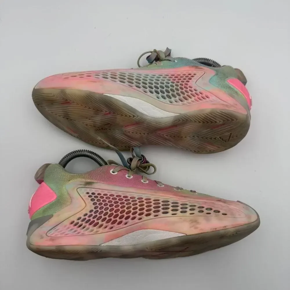 adidas AE Anthony Edwards 1 Low tie dye Shoes JR3916 Youth Size 4 No box